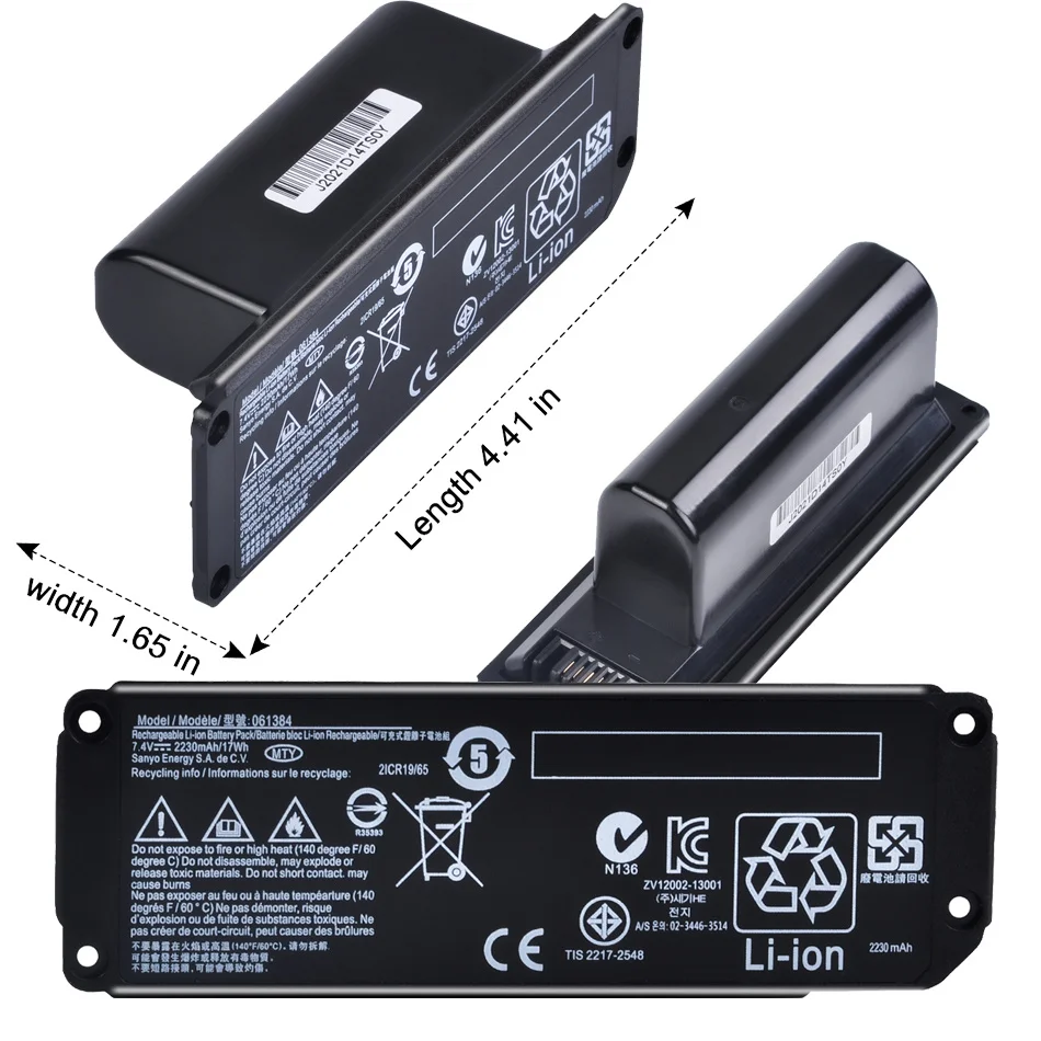 

061384 Rechargeable Battery For BOSE SoundLink Mini I Bluetooth Speaker Batterij + Track NO