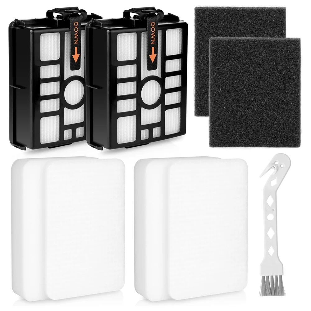 A08I 2 حزمة IW3511 مرشحات HEPA و2 حزمة مرشحات ما قبل المحرك لاستبدال Shark Detect Pro مكنسة كهربائية لاسلكية IW1111 #4