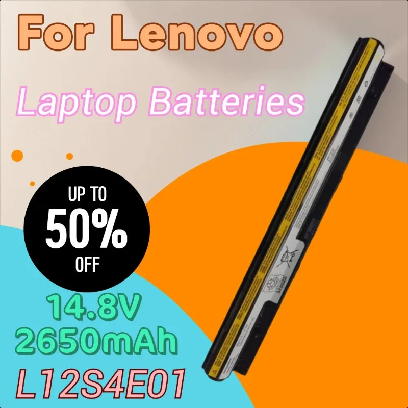 

New 14.8V 2650mAh L12M4E01 L12S4E01 L12S4A02 Battery for Lenovo Z50-70 G400S G505S Z40 Z50 G50-70 G50-75 G50-80 G40-45 G50-30