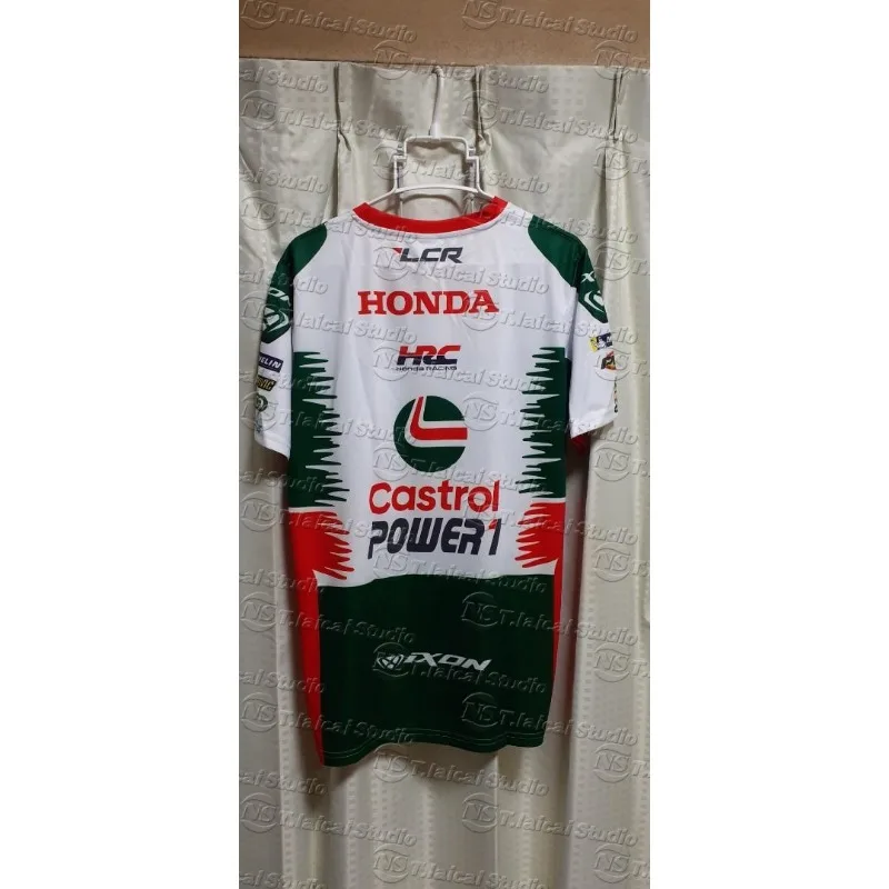 

Honda HRC Off-Road Motorcycle T-Shirt 2025 Summer Men's Casual Breathable Short-Sleeve Cycling Sports Top for Outdoor Activities