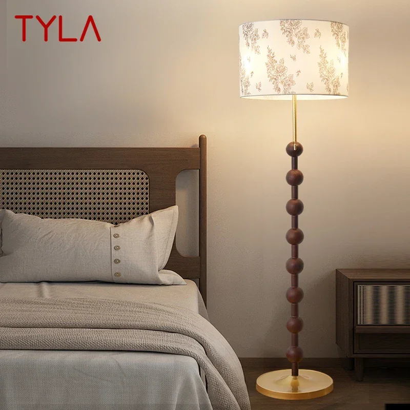 TYLA Contemporary Floor Lamp Retro Art Bedroom Living Room Beside The Sofa LED Villa Hotel Decorative Standing Light