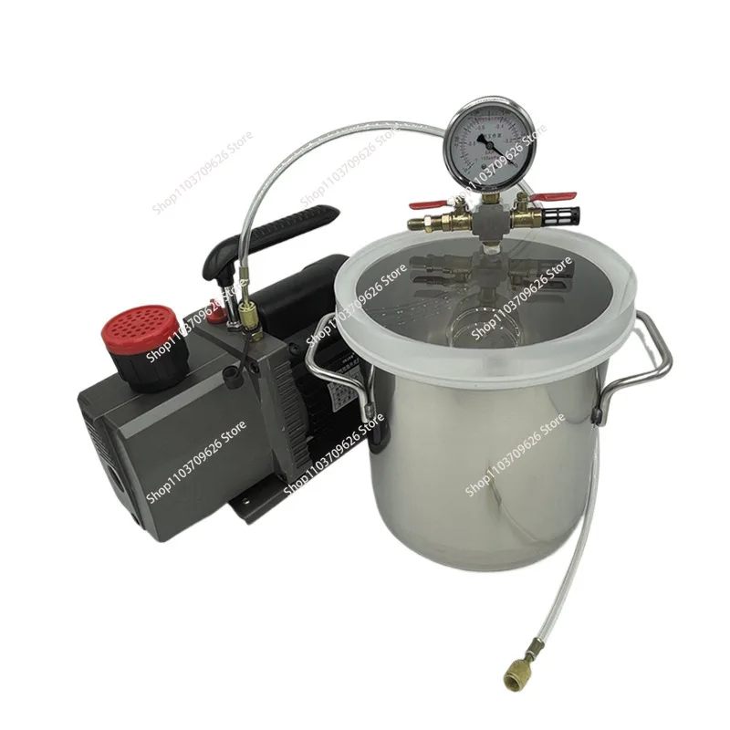 Vacuum Defoaming Tank Barrel Stainless Steel  Chamber Small Type Deaeration Bucket  Filling Equipment