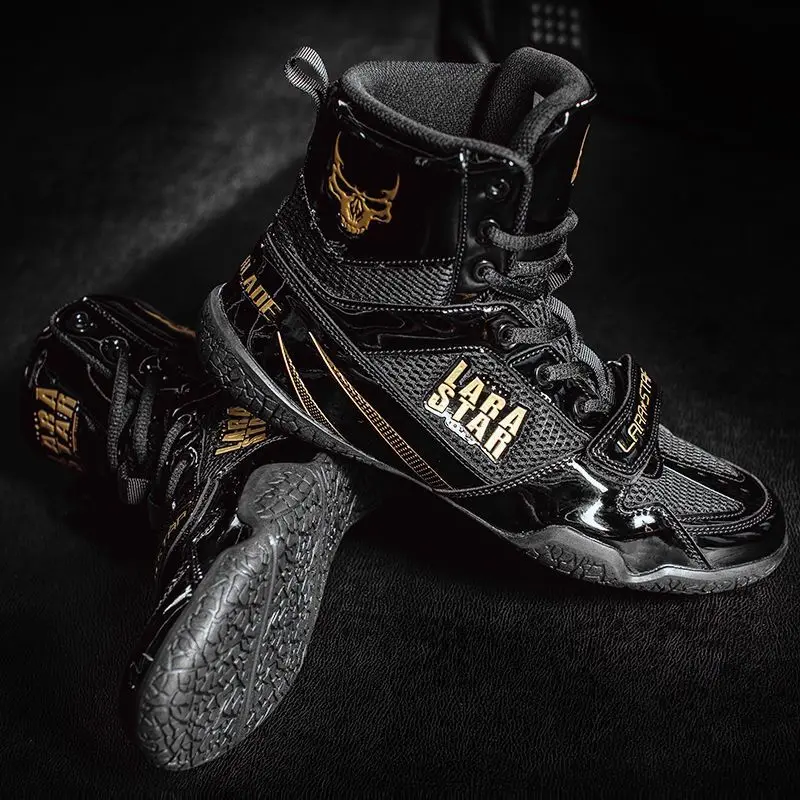 

2025 Summer New Wrestling Power Shoes Boxing Shoes Fitness Shoes Men Weightlifting Shoes Men Wrestling Shoes