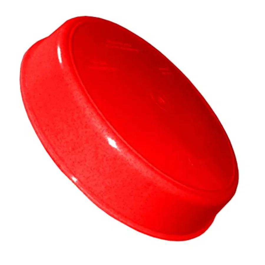 Piatto divisorio alto con coperchio rosso