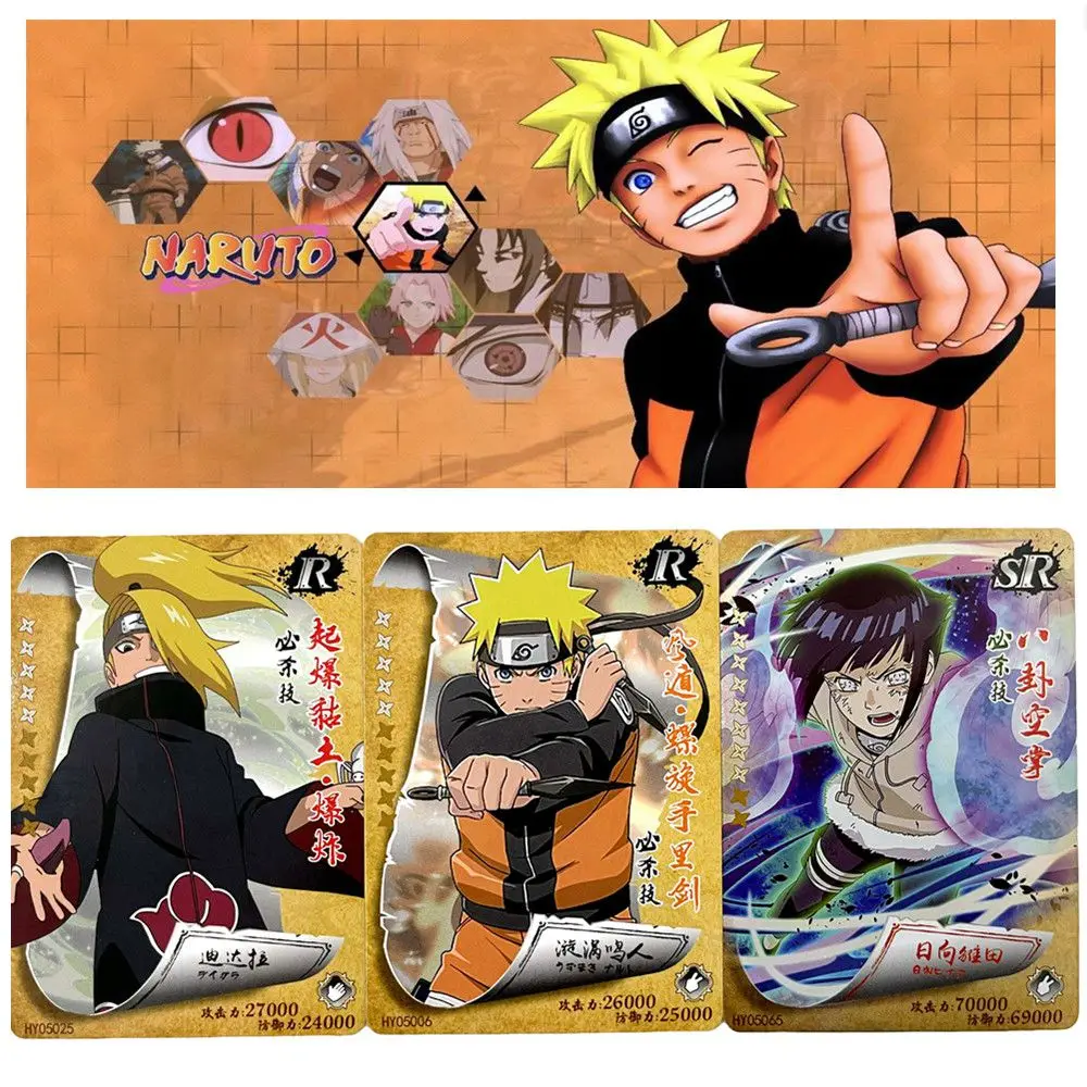 5 Packungen Naruto-Karten Deidara Gaara Kakashi Itachi Jiraiya Actionfiguren Sammelkarten Kindergeschenk Spielzeug