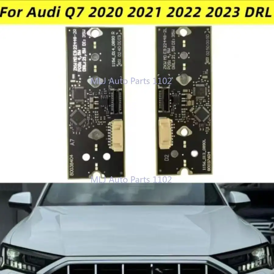 

For AUDI Q7 2020 2021 2022 2023 NEW Headlight DRL Daytime Running Light LED module Angel Eye CHIP