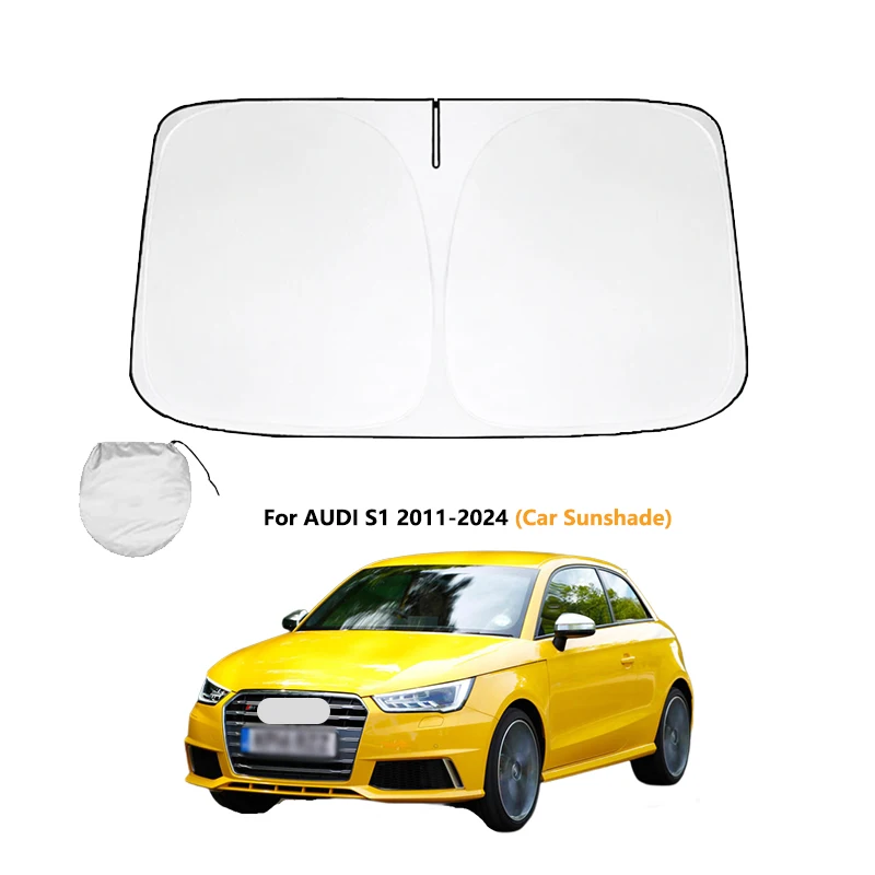 

For AUDI S1 2011-2024 Car Sunshade Sun Shade Front Rear Window Film Windshield Visor Cover UV Protect Reflector Accessories