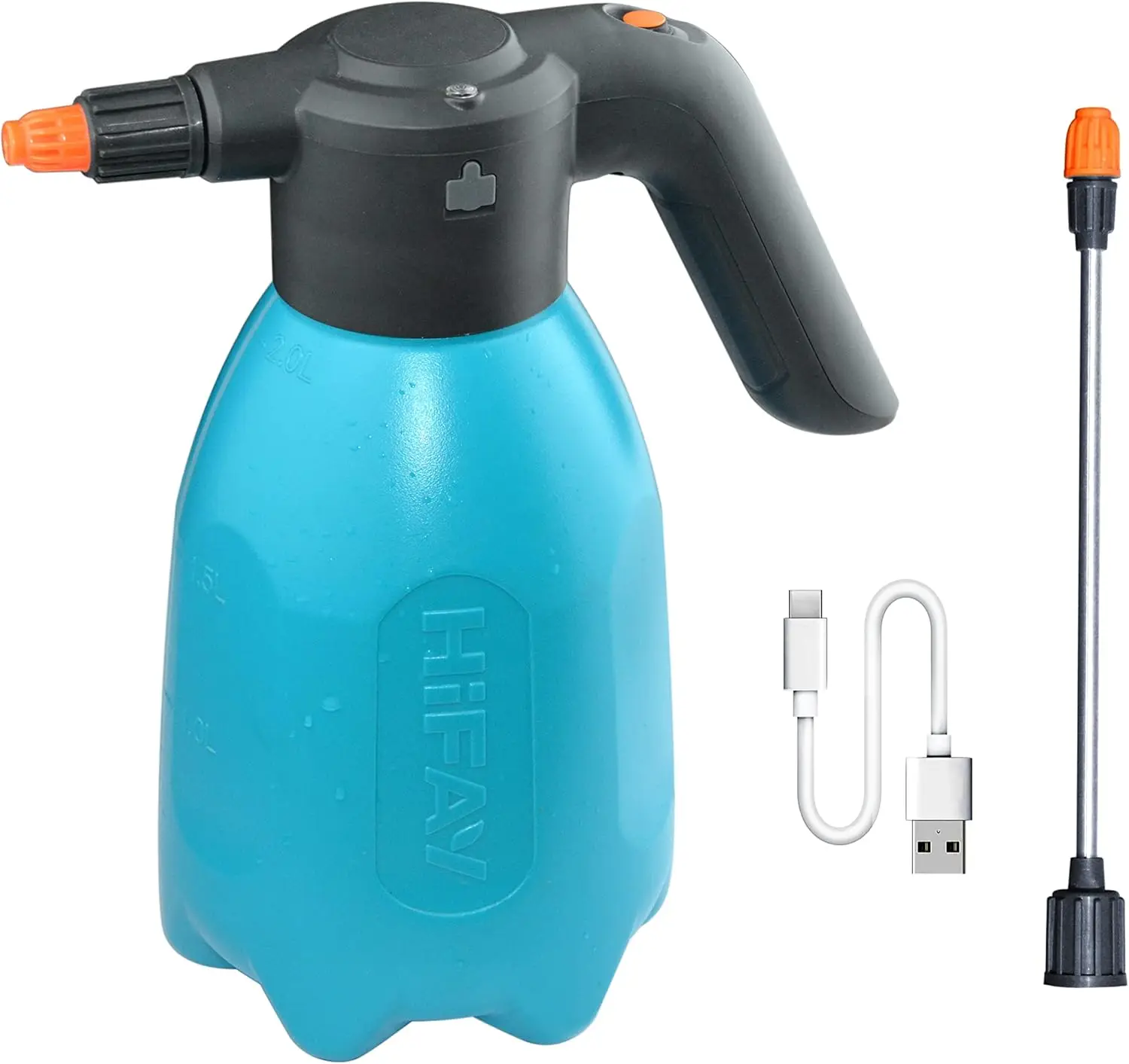

ES2-PRO Electric Spray Bottle 2L/0.5Gallon, Rechargeable Battery Powered Sprayer Spray 60 Bottles On a Single Charge, Automatic
