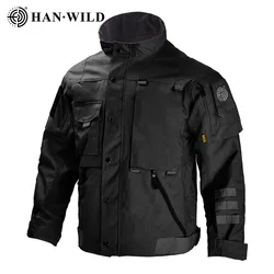 Chaqueta táctica impermeable hombre para caza y montaña