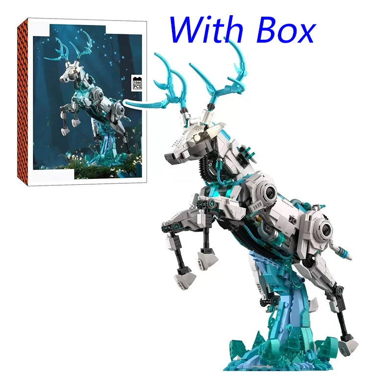 1566pcs Horizon Herten Machine Dier Building Sets Collectible Toy MOC Bouwstenen DIY Speelgoed Volwassen Kind Gift Montage Baksteen Kit