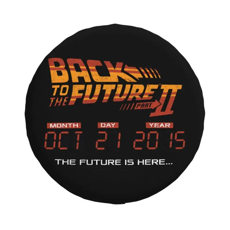 Back To The Future Spare Wheel Tire Cover for Honda CRV Adventure Film Jeep RV SUV Trailer Vehicle Accessories 14