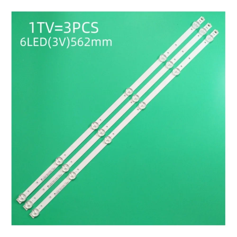 

New 3 PCS*6LEDs 562mm LED backlight strip Replacement for 32 inch LB-M320X13-E1-A-G1-SE2