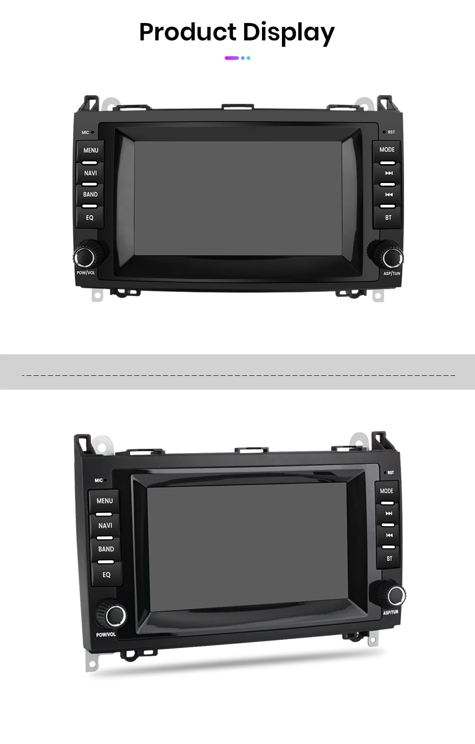Junsun android auto radio für mercedes benz b200 klasse sprinter w906 viano vito w639 carplay auto multimedia gps 2din autoradio – Detail 30