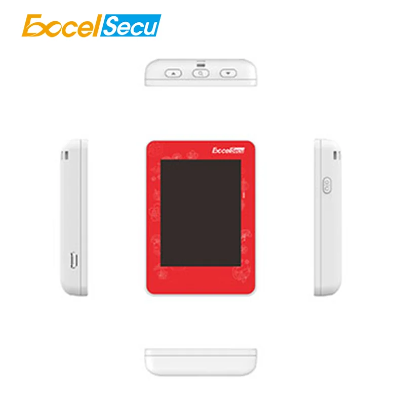 Excelsecu Dynamic QR Code 2.4-inch Color LCD Display Compact Light Support BLE NFC Speaker For Elderly Care Security