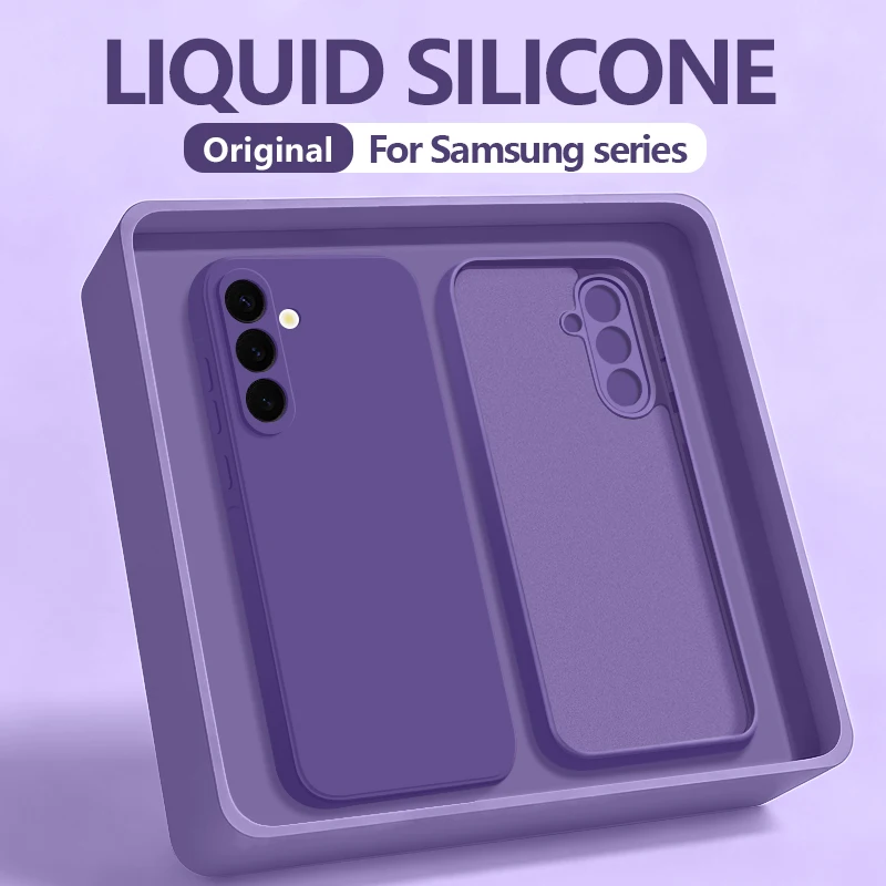 Weiche TPU-Handyhülle für Samsung Galaxy S26 S24 S23 S25 Ultra Edge S24 S25 FE A57 A56 A17 A55 A16 A18 5G Flüssigsilikonhülle – Detail 9
