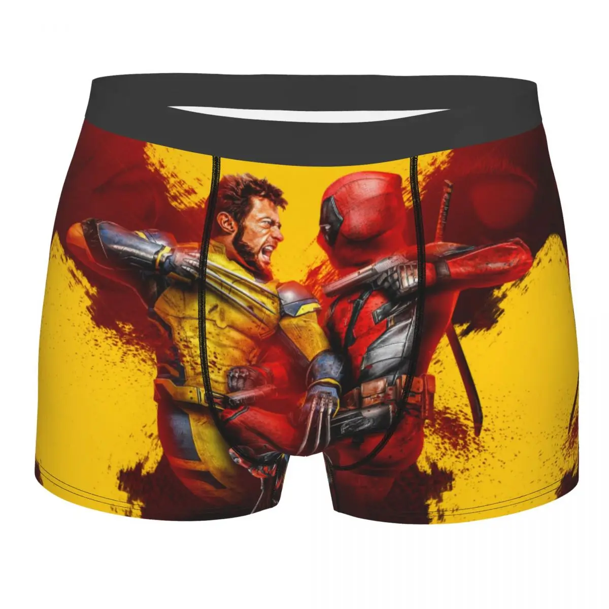 Man Deadpool And Wolverin Boxers FunGift Underwear Boxer Underpants