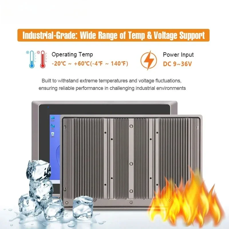 Linkleaps da 10,1" a 21,5" da 8a a 12a generazione I5 I7 Pannello industriale PC Touch Panel PC Computer industriale con doppia LAN da 2,5 GbE IP65