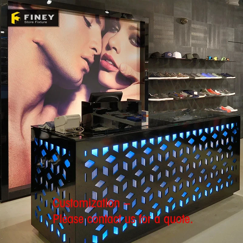 

custom.Retail Custom Modern Shop Cash Counter Design Shoe