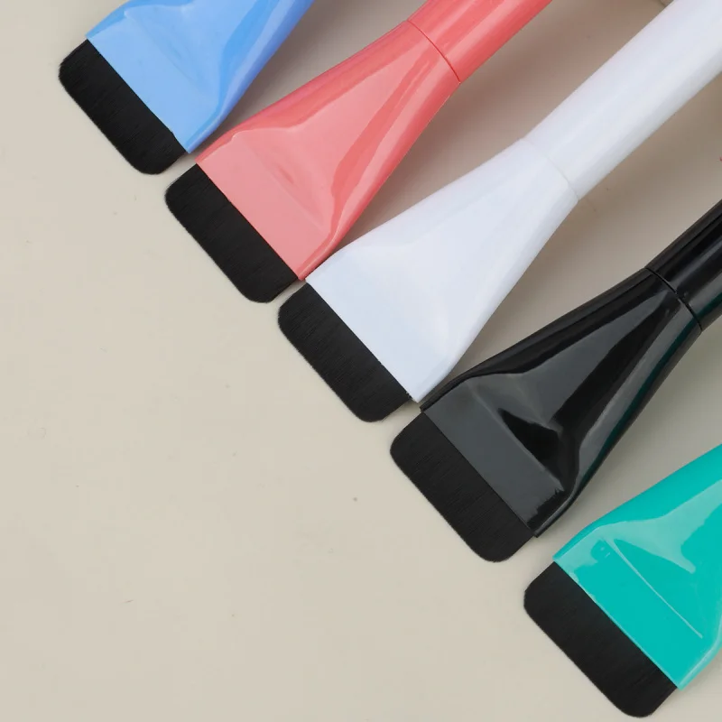 Brosse de fond de teint en poudre Ultra-mince à un mot, tête plate, anti-taches, Base sans couture, brosse de traitement de maquillage multifonctionnelle Bea