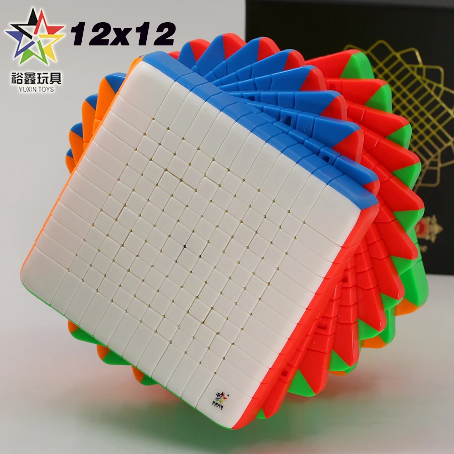 

YuXin HuangLong 12x12 Magic Cubes Professional Speed Cube 12x12x12 Logic Toys Magico Puzzles Cubo Twist Game Brainstorming Toys