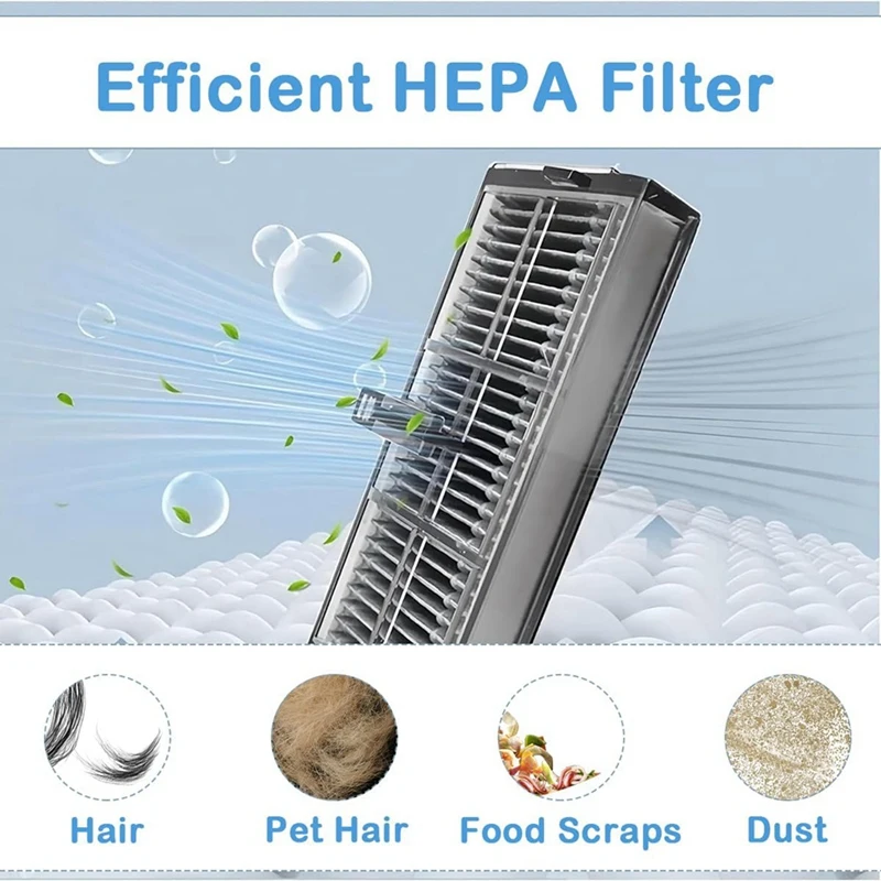 BAAG-Aksesori untuk Dreame L10s Pro Ultra Panas/ X30 Sikat Sisi Ultra Utama Filter Hepa Suku Cadang Pengganti Kantong Debu Kain Pel