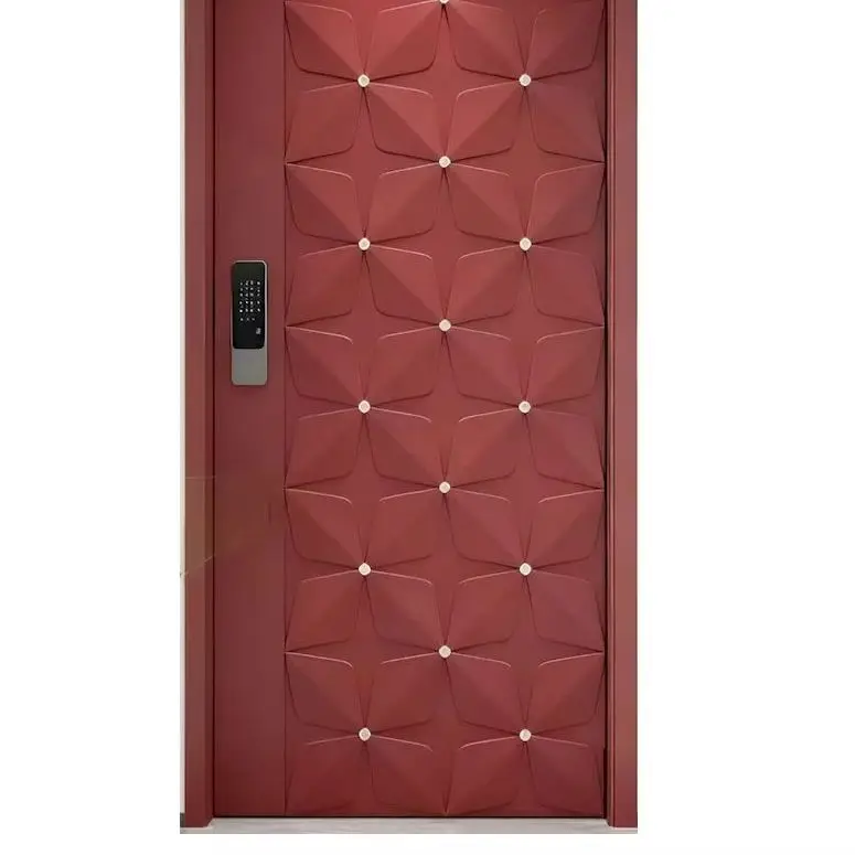 Customization Aluminum Exterior Doors Stainless Steel Tropical Design Tempered Glass Entrance Door Modern Interior Pivot Door