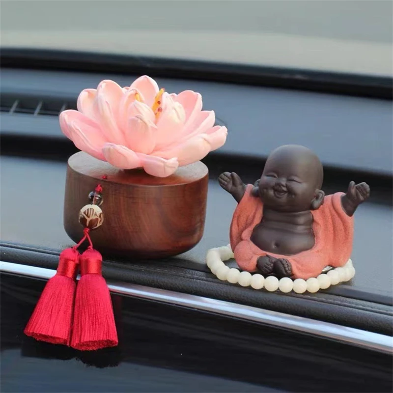 New Colored Lotus 8.5cm Green Lotus Leaf Aromatherapy Expanded Grass Flower Float Interior Decoration Simulation Flower