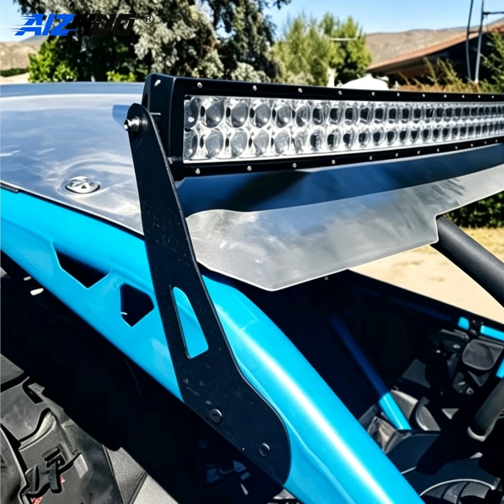 Кронштейн для светодиодной панели на крышу для Can-Am Maverick X3 и X3 Max X RS / DS / MR / Turbo / R 2017-2026, для 50-дюймовых светодиодных фар UTV