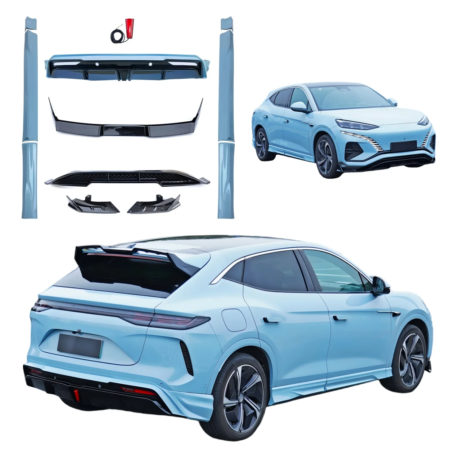 

Оптовая продажа заводских обвесов для DENZA N7: передний и задний бамперы, высококачественные боковые пороги, спойлер, автомобильные аксессуары, автозапчасти