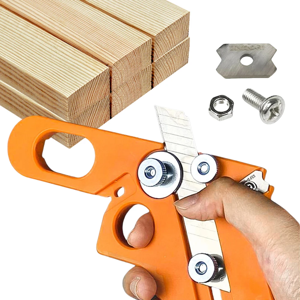 

Manual Edge Banding Trimmer Veneer Edge Cutter Tool Woodworking Chamfer Plane Wood Chamfering Fillet Scraper Board Deburring