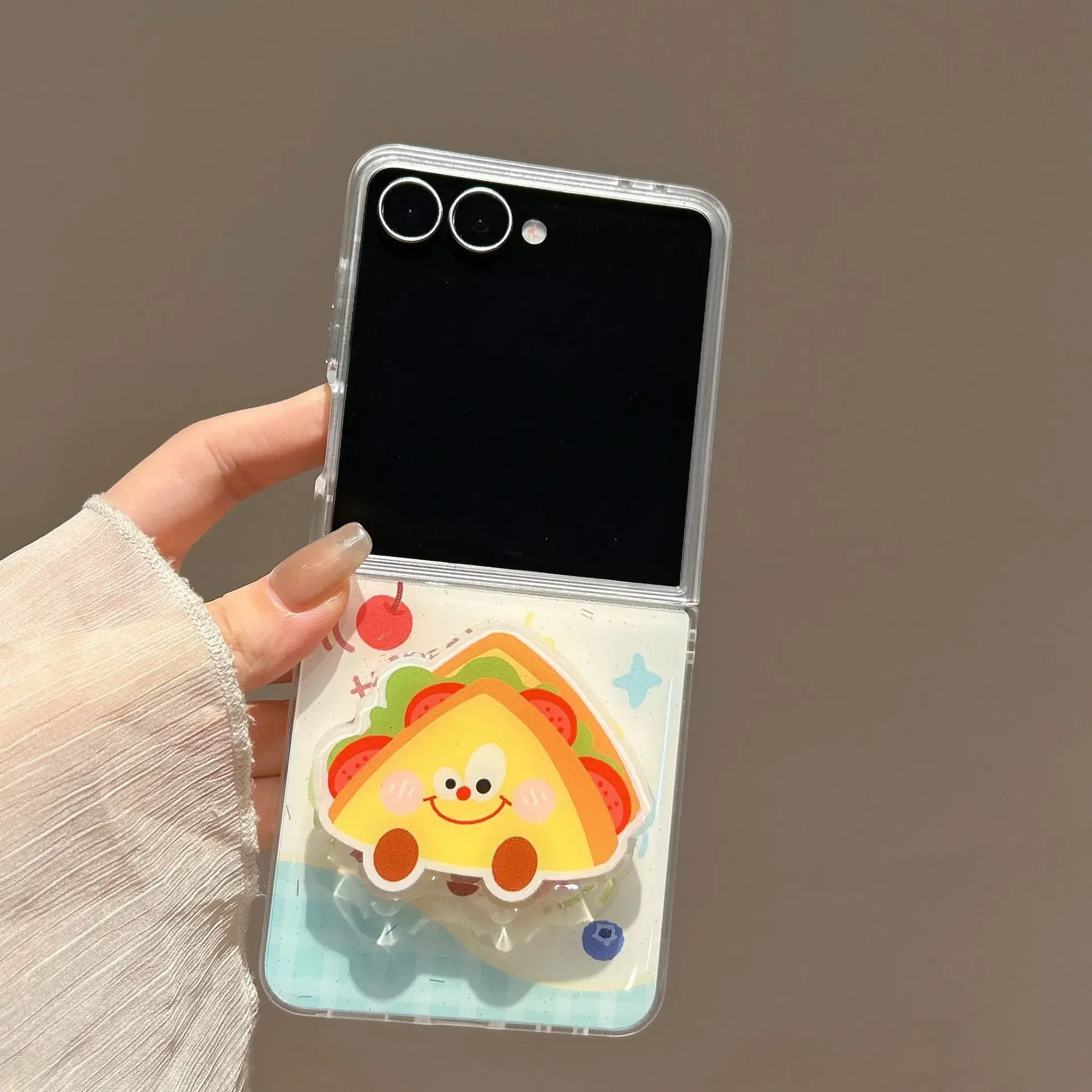 

810A59 Чехол для телефона Samsung Galaxy Z Flip Z Fold 7 6 5 4 Защитная задняя крышка для ZFold7 ZFlip7 Чехол Shell