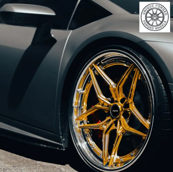 

26 Style Custom Gold Finish Car Wheels 18" 19" 20" 21" 22" 24" 26" Inch 5 Spokes 5x114.3 5x112 5x130 Rims