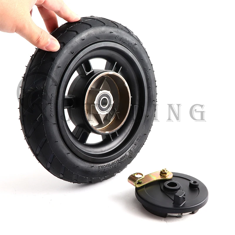 

8.5 inch Drum Brake Wheel 8 1/2x2 Pneumatic tyre Drum Brake Hub with brake cable for Xiaomi Mijia M365 Electric Scooter tires