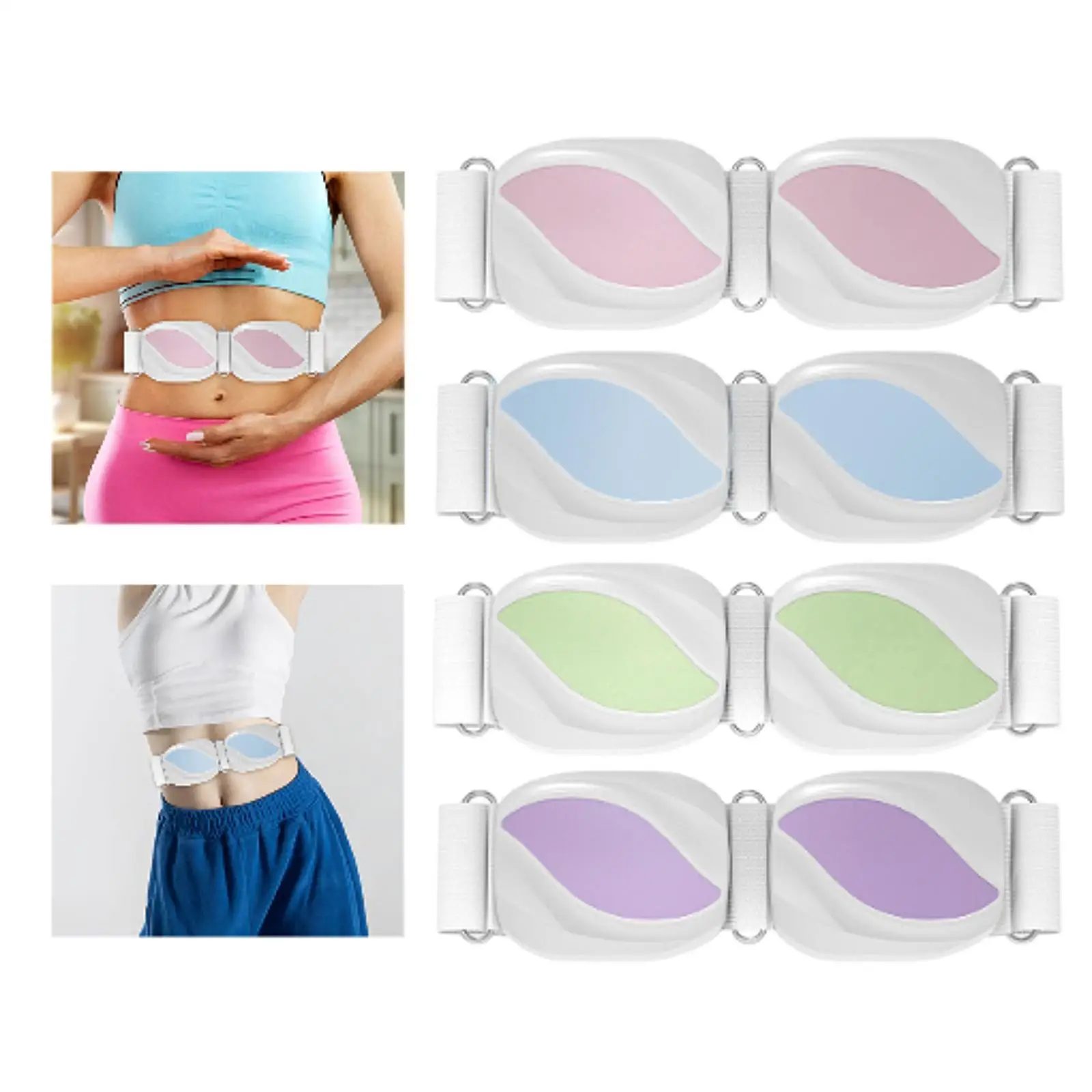 Cinto de emagrecimento sem fio massageador abdominal dispositivo de fitness ajustável cinto tonificante moldar o corpo para sala estar braço cozinha perna