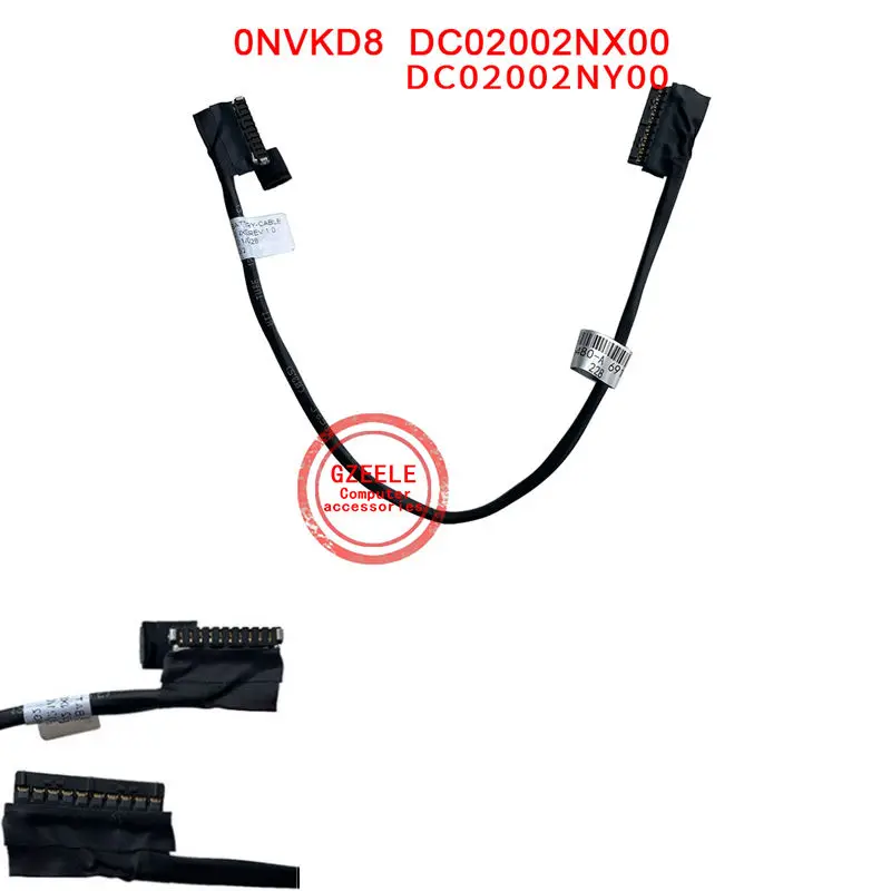 

Разъем кабеля аккумулятора для ноутбуков Dell Latitude 5480 E5480 5488 5280 5580 5490 5491 5495 0NVKD8 DC02002NX00 0968CF DC02002NY00