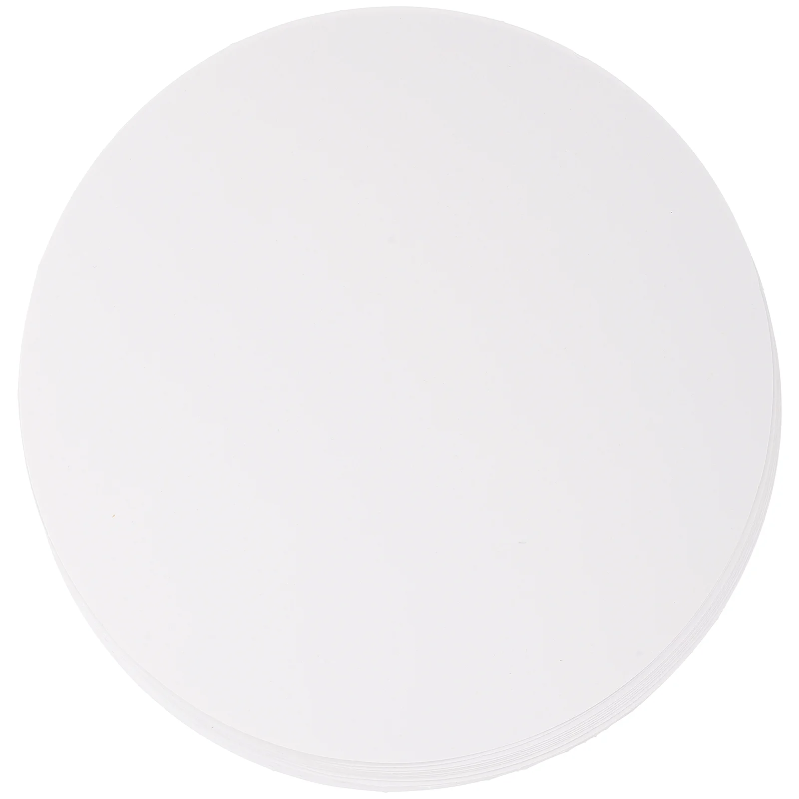 40 Pcs Canvas Pad Round Drawing Paper Paint DIY Cardboard Office Circle Painting