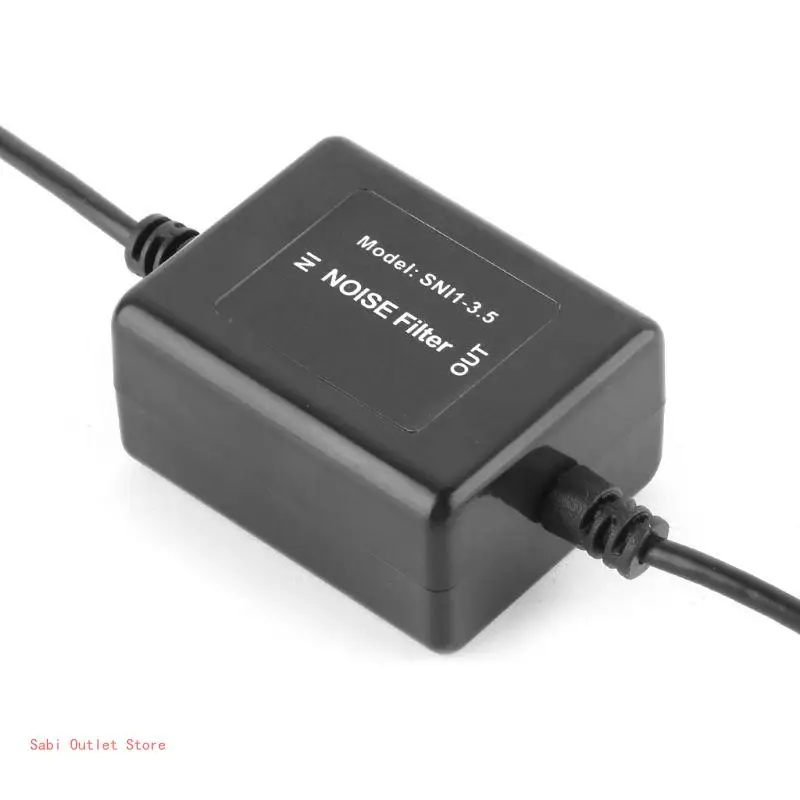 Speaker Line 3.5mm Aux Noise Filter Ground Loop Noise Isolator for Car