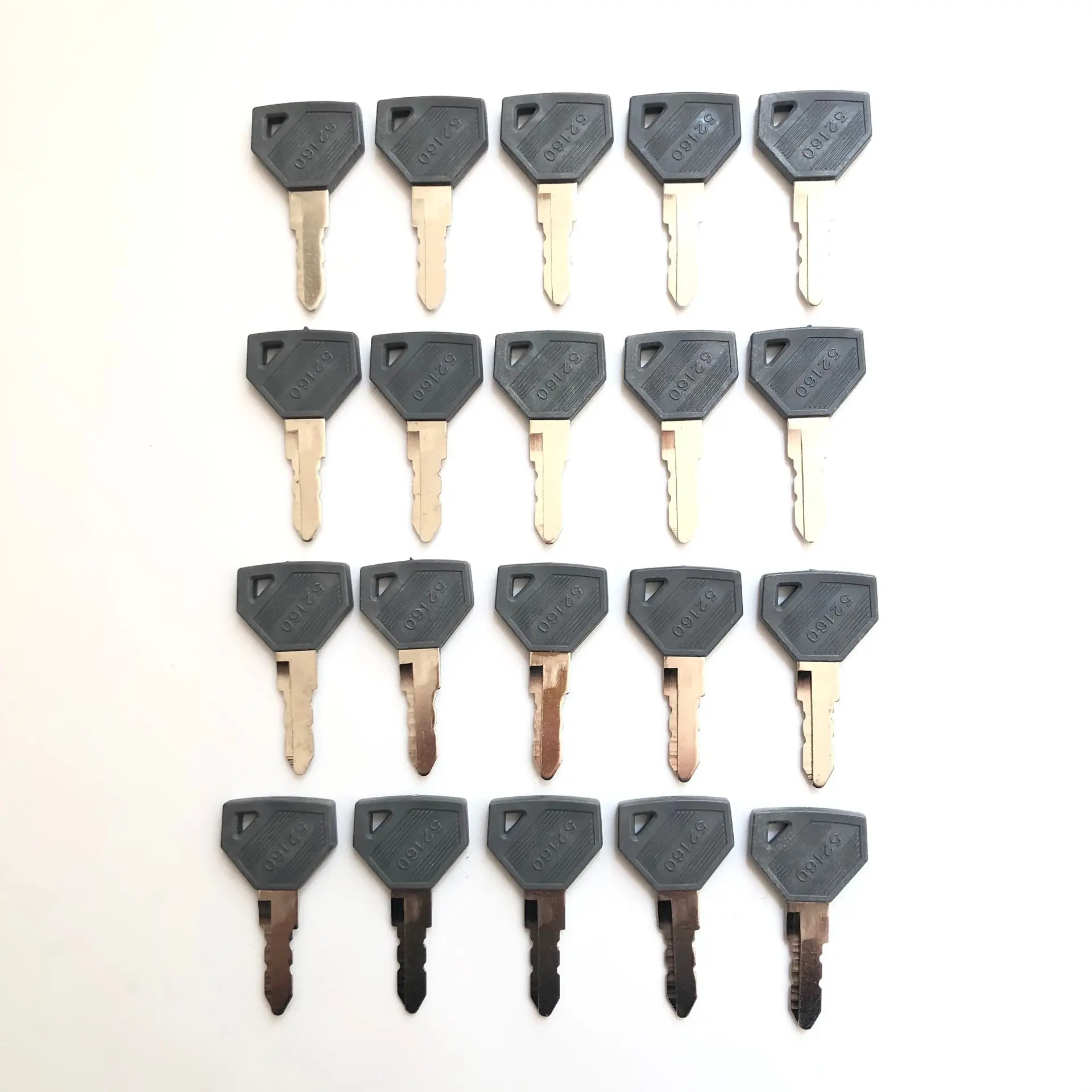 20PCS 52160 Key for Yanmar Machines Excavator Grader Dozer SC2400 SC2450 EX2900 John Deere Tractor 198360-52160