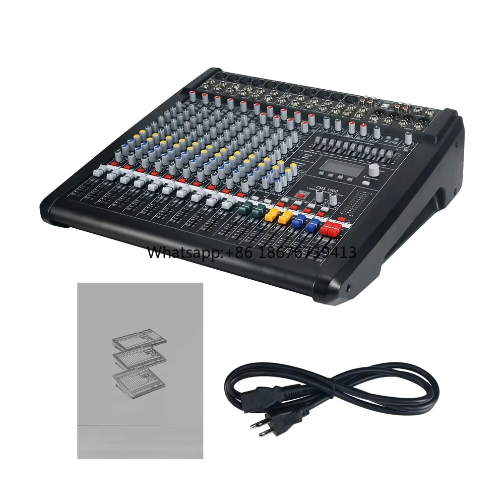CMS1000-3 PowerMate 600/1000/1600/2200-3 10Channel Audio Mixer Compact Mixing Console Professional Music Equipment Dynacord
