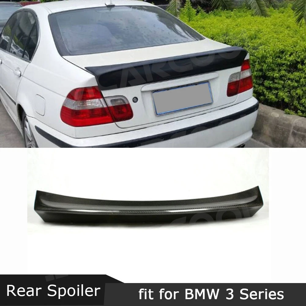 

Carbon Fiber Rear Trunk Boot Wing Spoiler for BMW 3 Series E46 1999-2006 Rear Spoiler FRP Car Body Kits Decoration Accessories