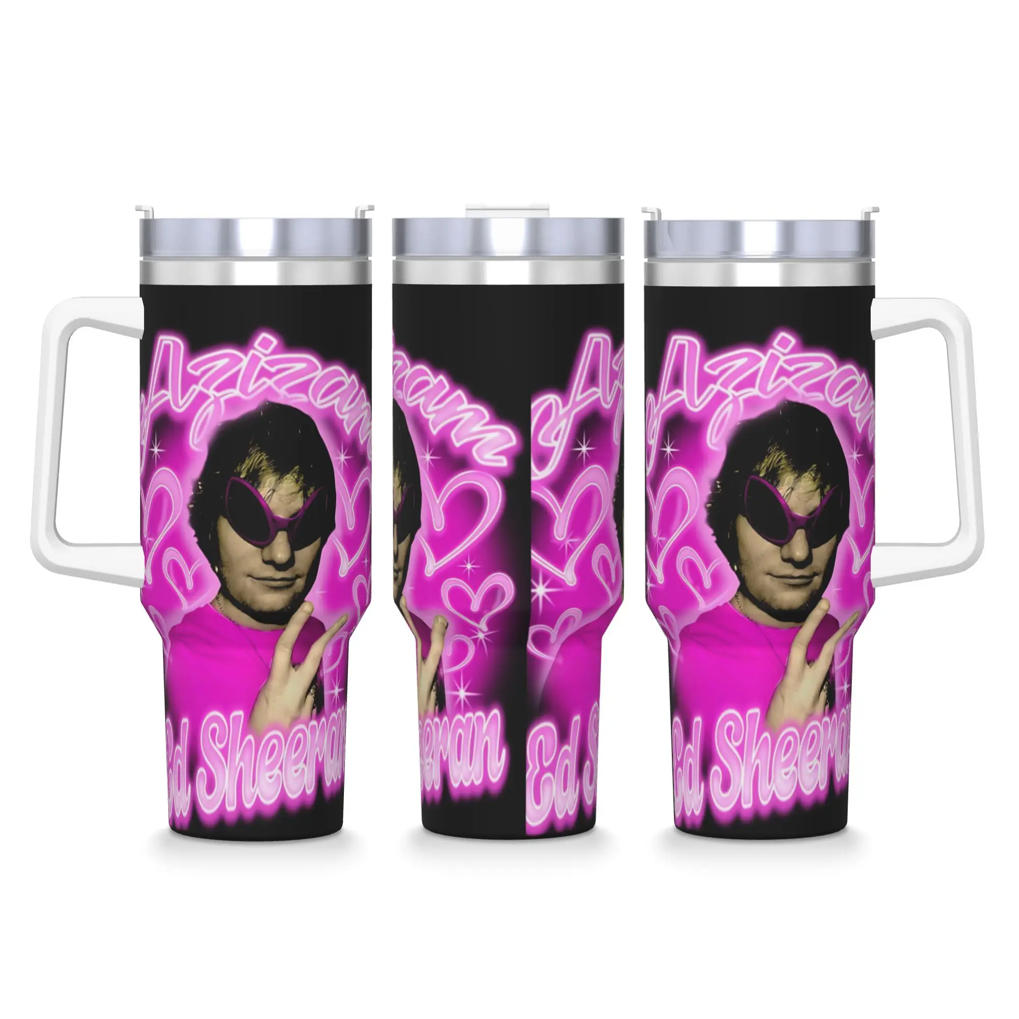 

Стакан из нержавеющей стали Ed Sheeran Tour, термокружка, сохранение тепла, кружки для холодных напитков, чашка для путешествий, сделай сам, бутылка для воды на заказ