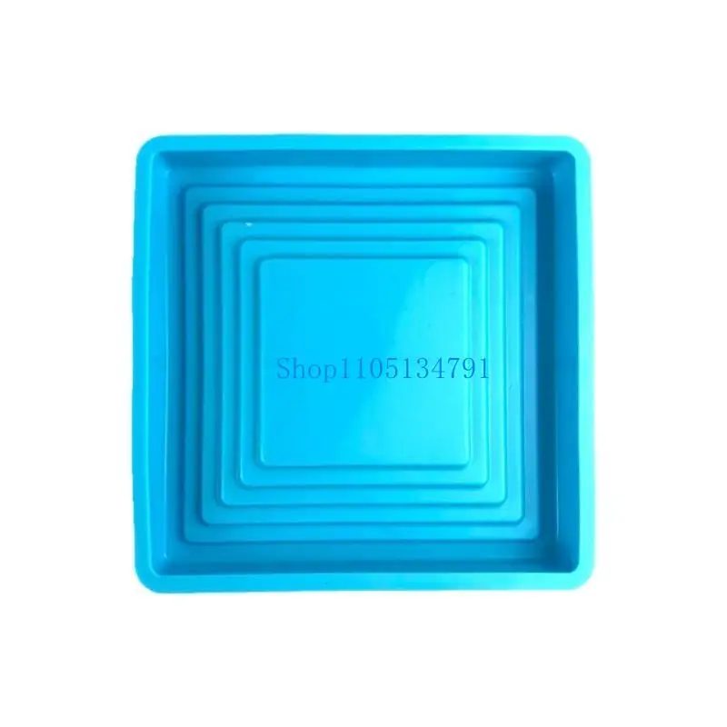 98km Geometric Tray Silicone Mold DIY Background Plate Resin Casting Mold