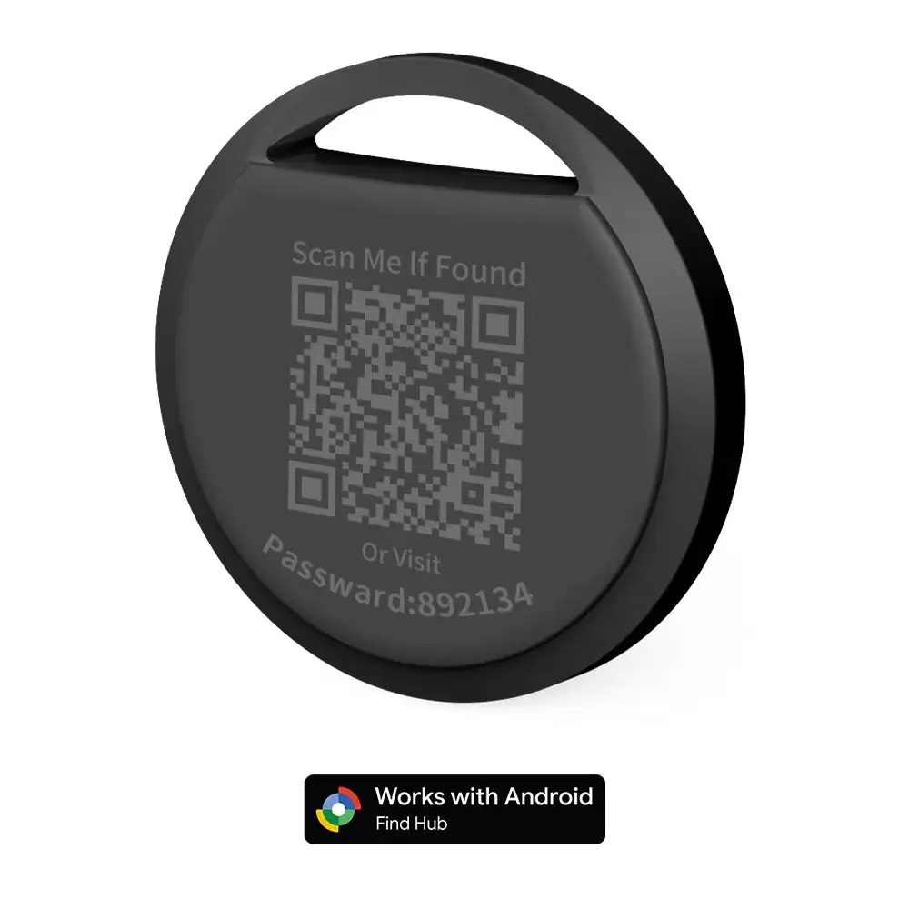 

QR-код Android GPS-трекер Сумка для собак Локатор против потери Работа с помощью приложения Google's Find Hub Устройство слежения за умным домом для Xiaomi Pixel