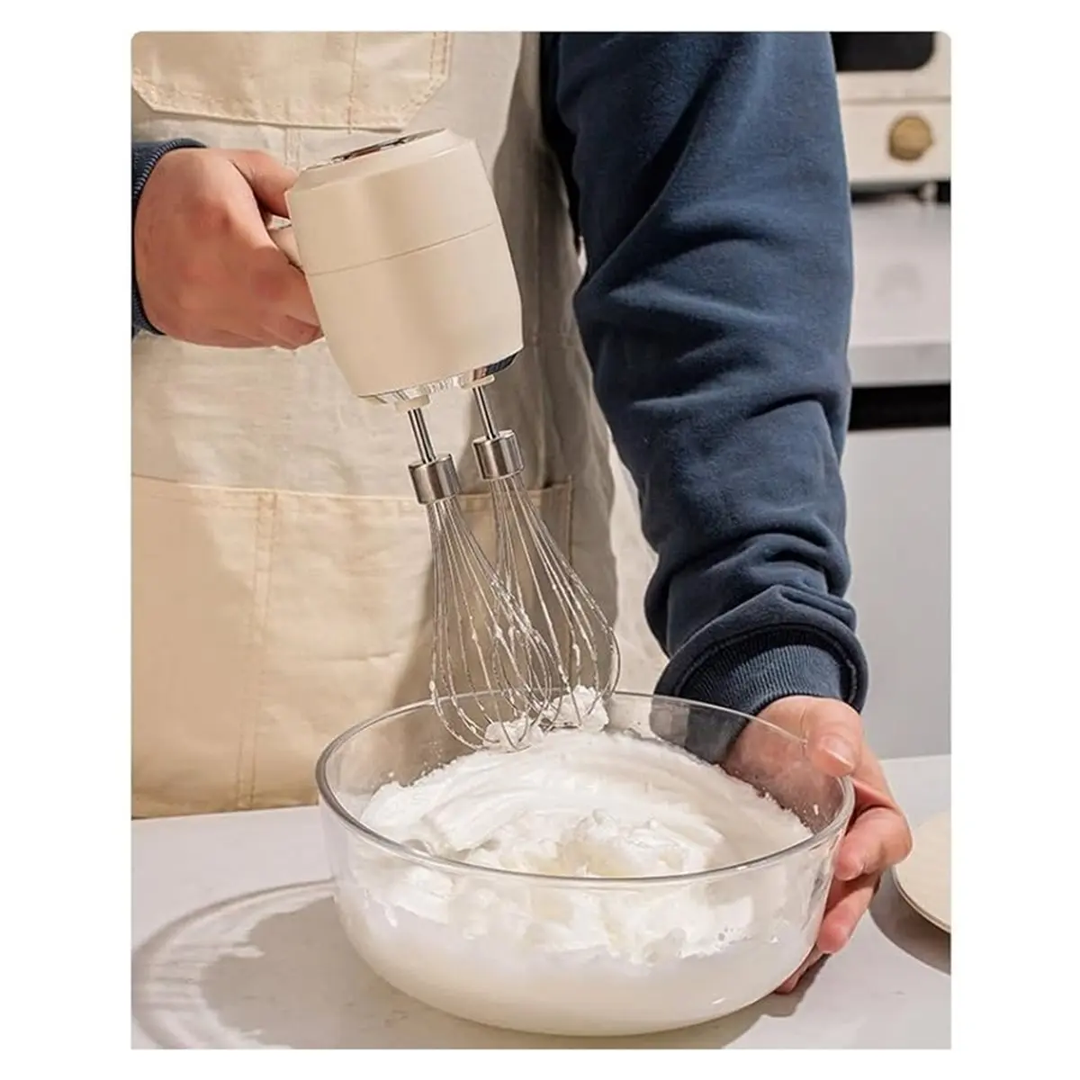 [NEW] Eggbeater Electric Household Small Light Cream Beater Cake Maker Automatic