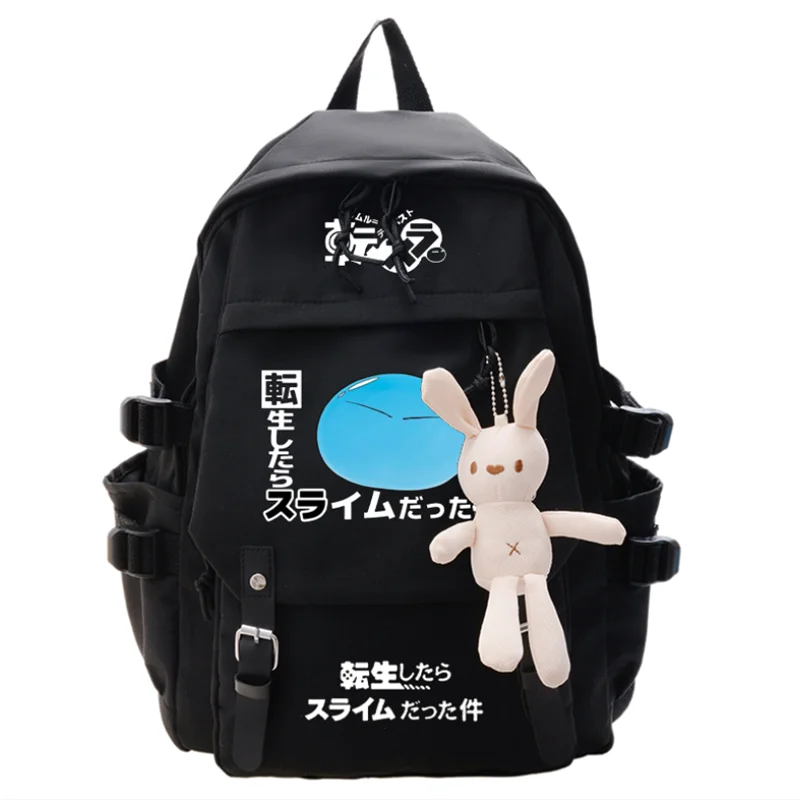 Imagem -02 - Mochila Rimuru para Adolescentes Mochila Escolar Unisex Casual Laptop Viagem ao ar Livre Aquela Vez Que eu Reencarnei Como um Slime