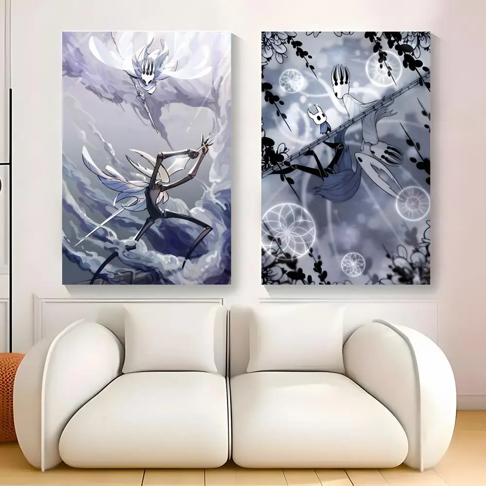 Hollow Knight Game Painting Calligraphy Exhibition poster photo oil painting canvas synthetic fiber for living dining room