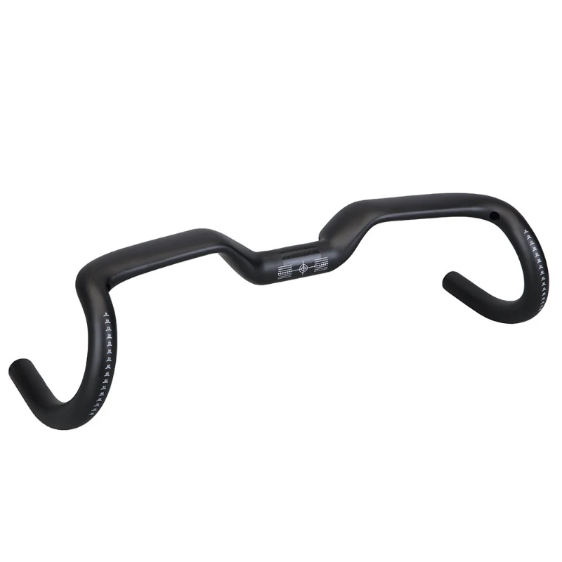 Carbon fiber inner wiring 14 degrees road bicycle handle lift bend handle