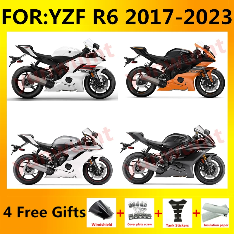 

Motorcycle Fairing Set Body Kit fit Plastic For Yamaha YZFR6 YZF-R6 YZF R6 2017 2018 2019 2020 2021 2022 2023 Accessories zxmt
