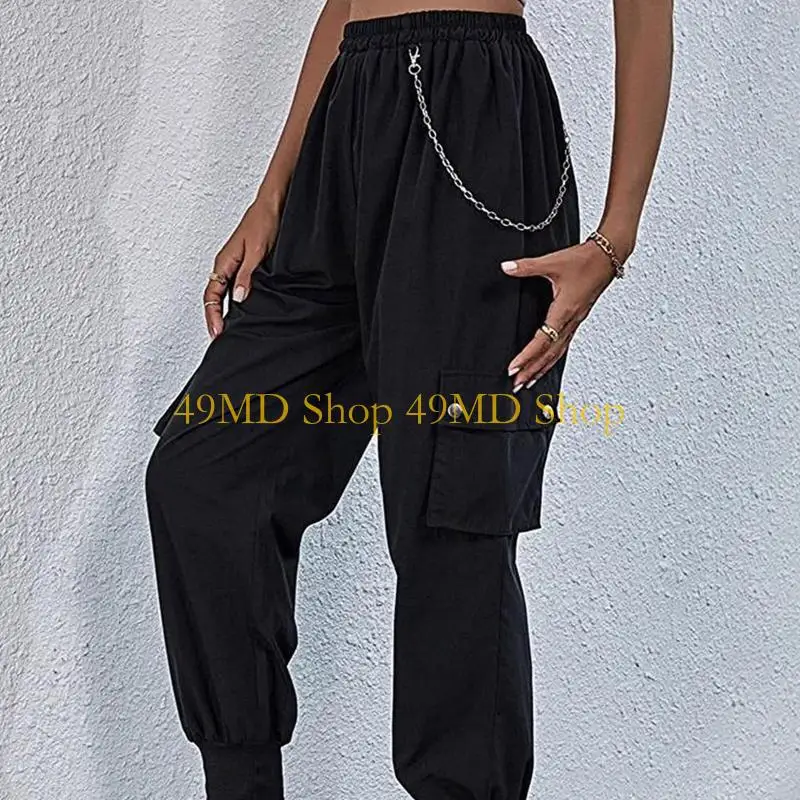 49MD Skirts Pants Chain Multi Layer Chains Pendant Charm Waist Chain for Teenagers