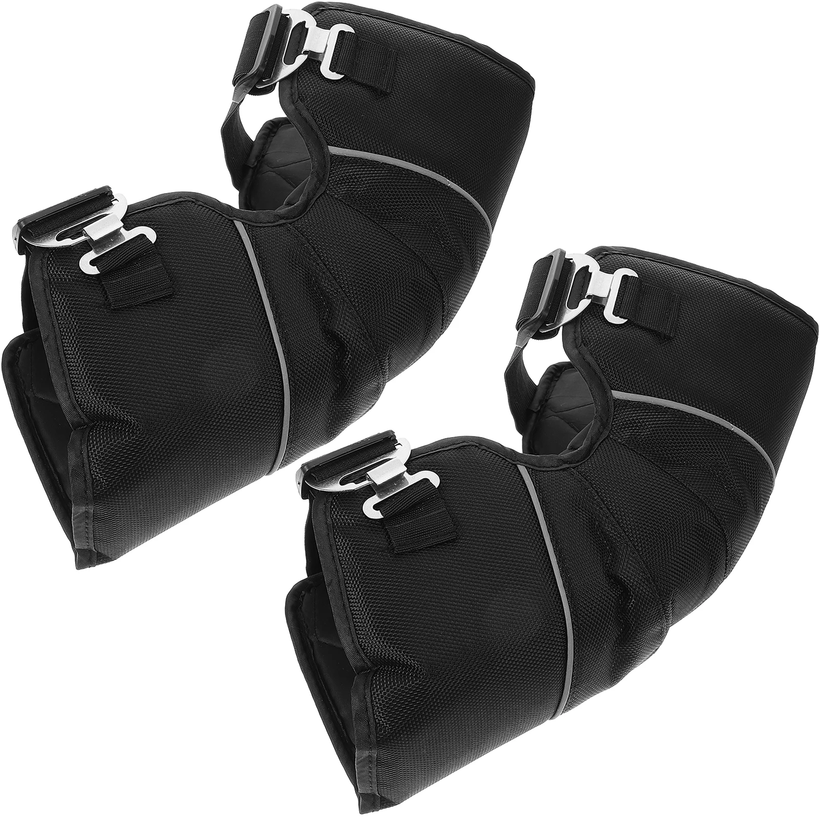 

2Pcs Comfortable Knee Protectors Wind Resistant for Outdoor Sports Cycling Motorcycling Impact Resistant Secure Fit